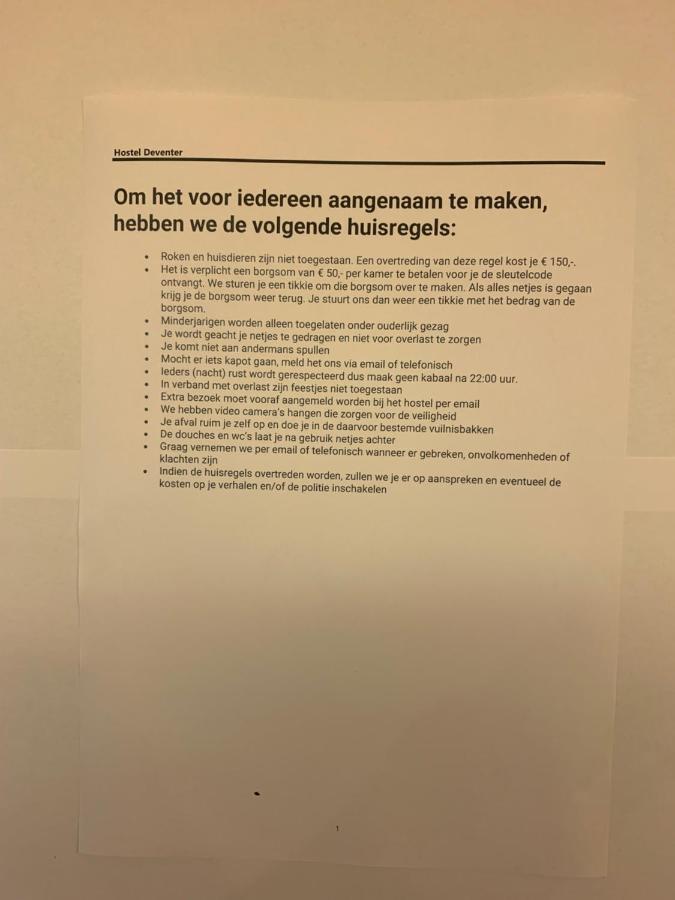 Kleinschalig Hostel In Deventer, Hartje Stad, Aan De Ijssel, Екстер'єр фото